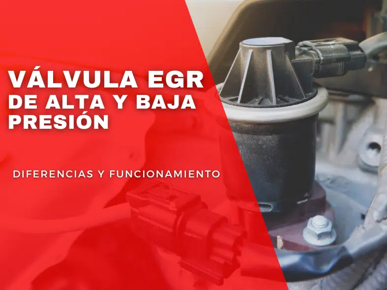 Válvula EGR de alta y baja presión: diferencias y funcionamiento
