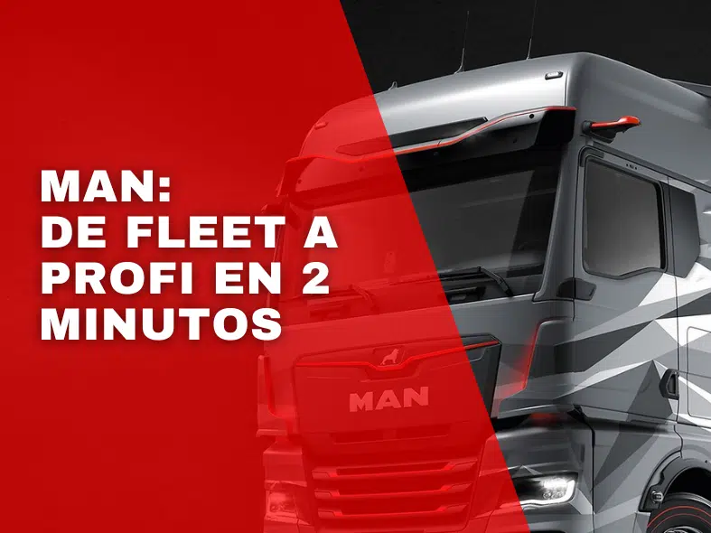 Cómo desactivar el modo FLEET y activar el modo PROFI en camiones MAN