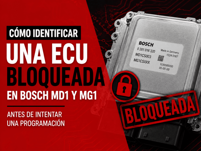 IDENTIFICAR ECU BLOQUEADA MD1 MG1