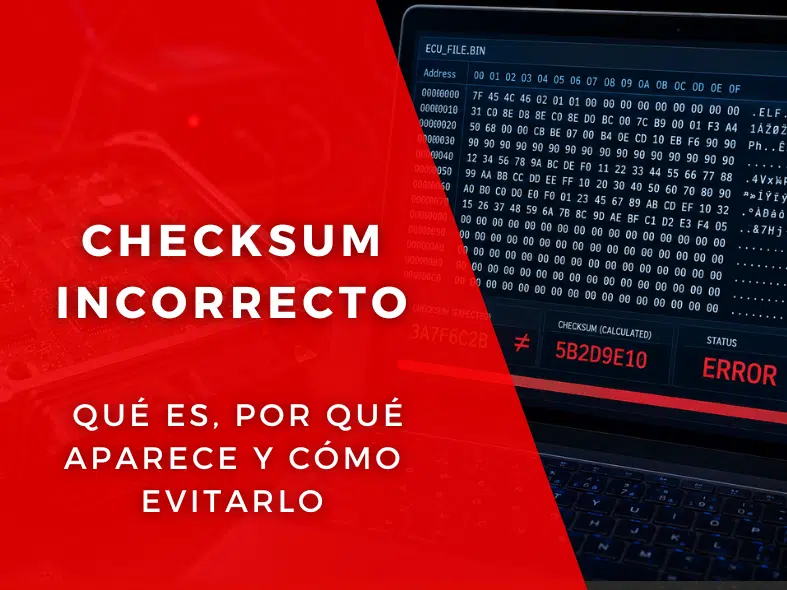 ERROR CHECKSUM MASTER ECU
